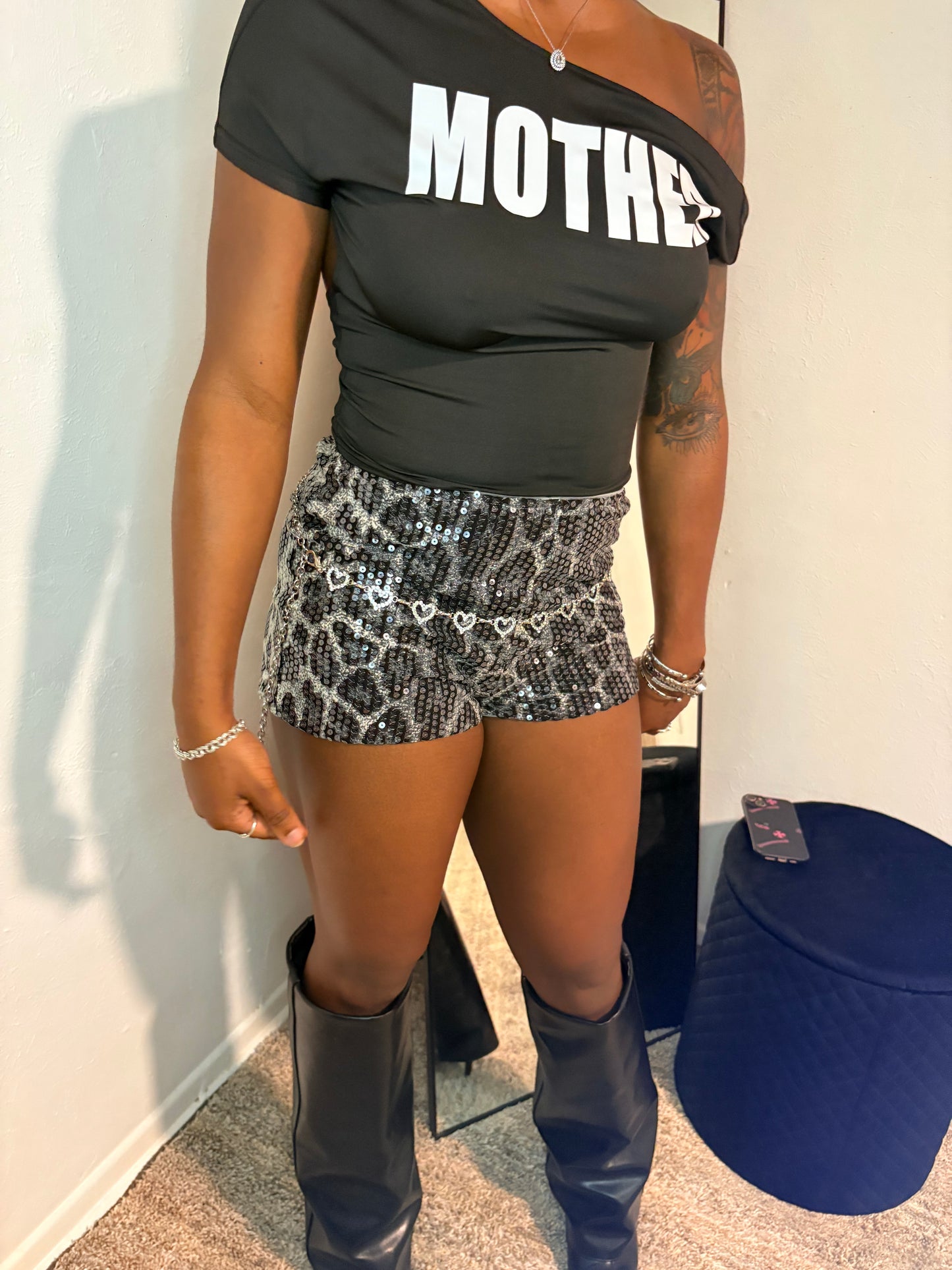 PRINTED SHORTS